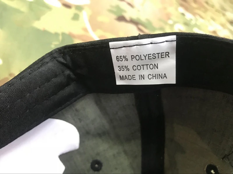 Uniqstore Камуфляжная бейсболка Тактический головной убор патч армия тактический