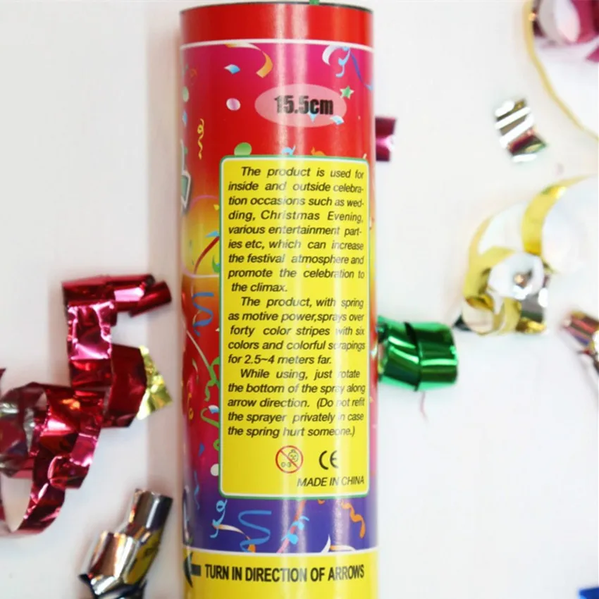 Вечерние встроенный в транспортное средство пушки конфетти Ручной фейерверк