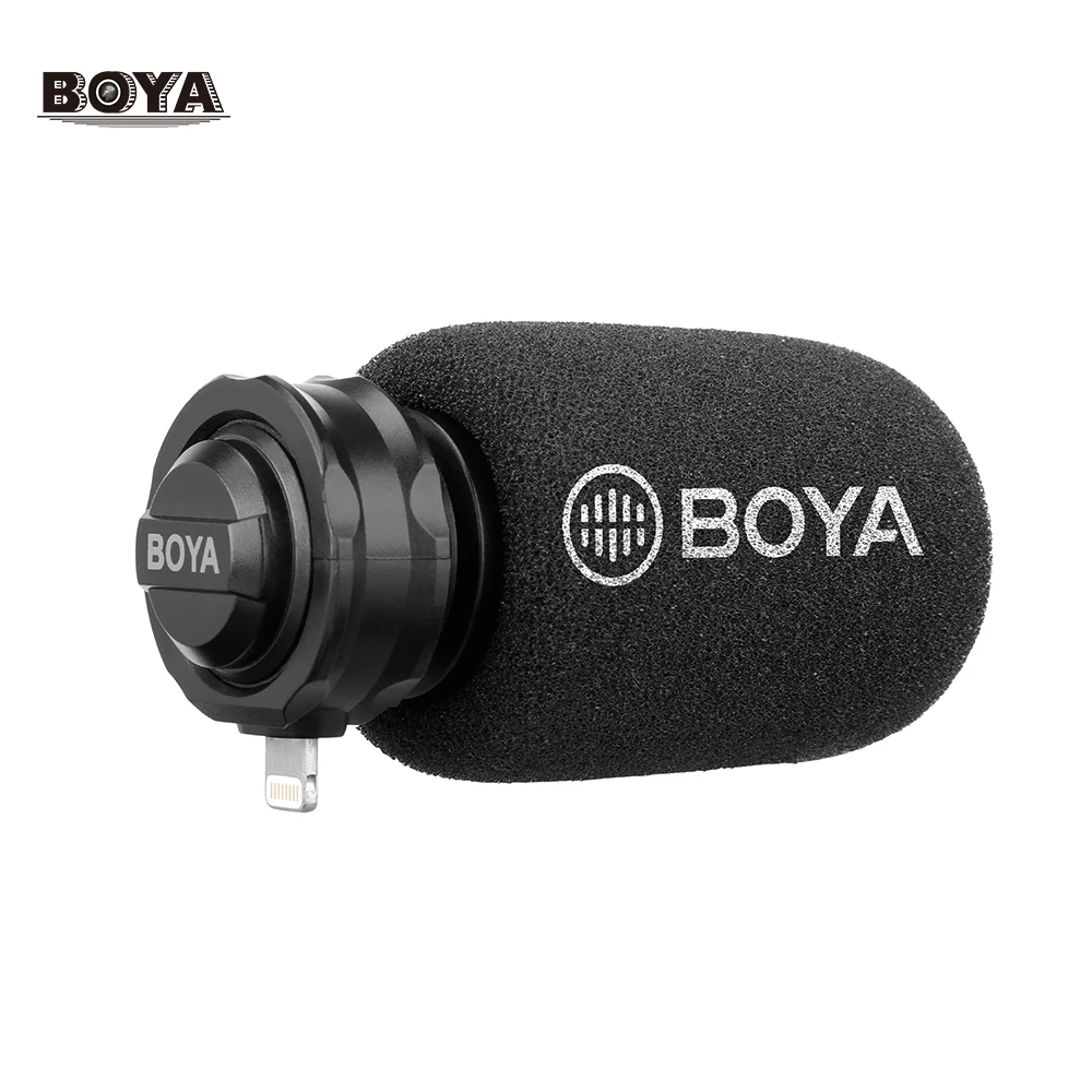 

BOYA BY-DM200 цифровые стерео кардиоидные конденсаторные микрофоны MFI сертифицированные для устройств iOS запись для iPhone iPad iPod Touch