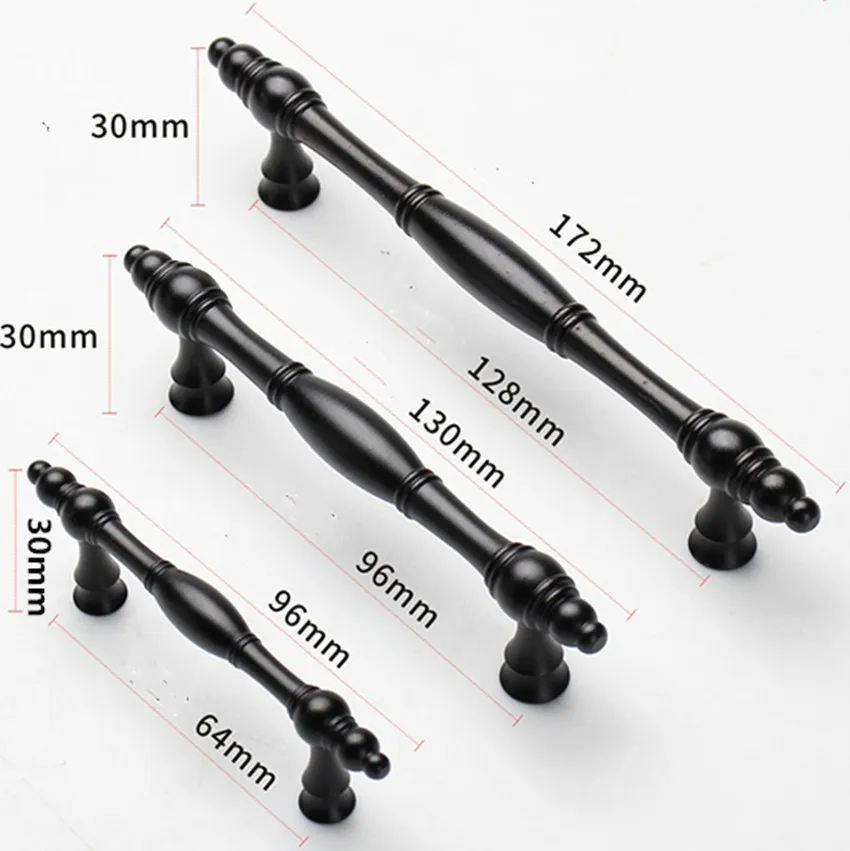 2 шт. современный простой серый черный золотой кухонный шкаф с ручкой 5 &quotРетро