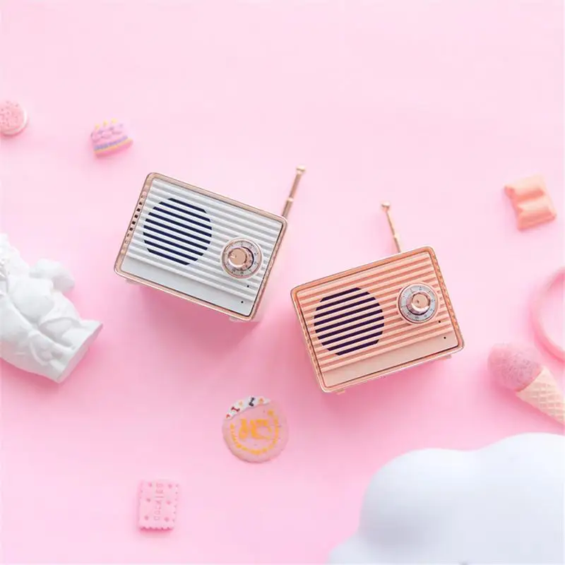 Bluetooth колонка в ретро стиле винтажный мини bluetooth динамик Ностальгический тяжелый
