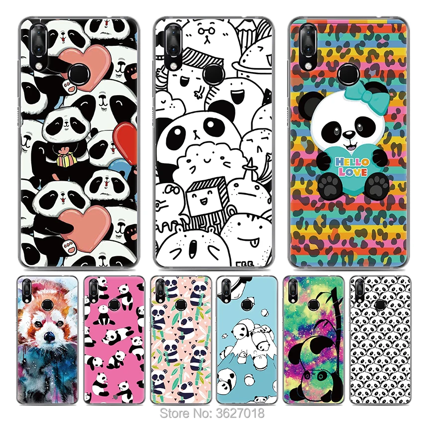 Для Vodafone Smart V8 X9 N8 N9 Lite C9 E9 E8 Prime 6 Turbo 7 Ultra First Cute Panda Soft TPU чехол для телефона|Бамперы| |