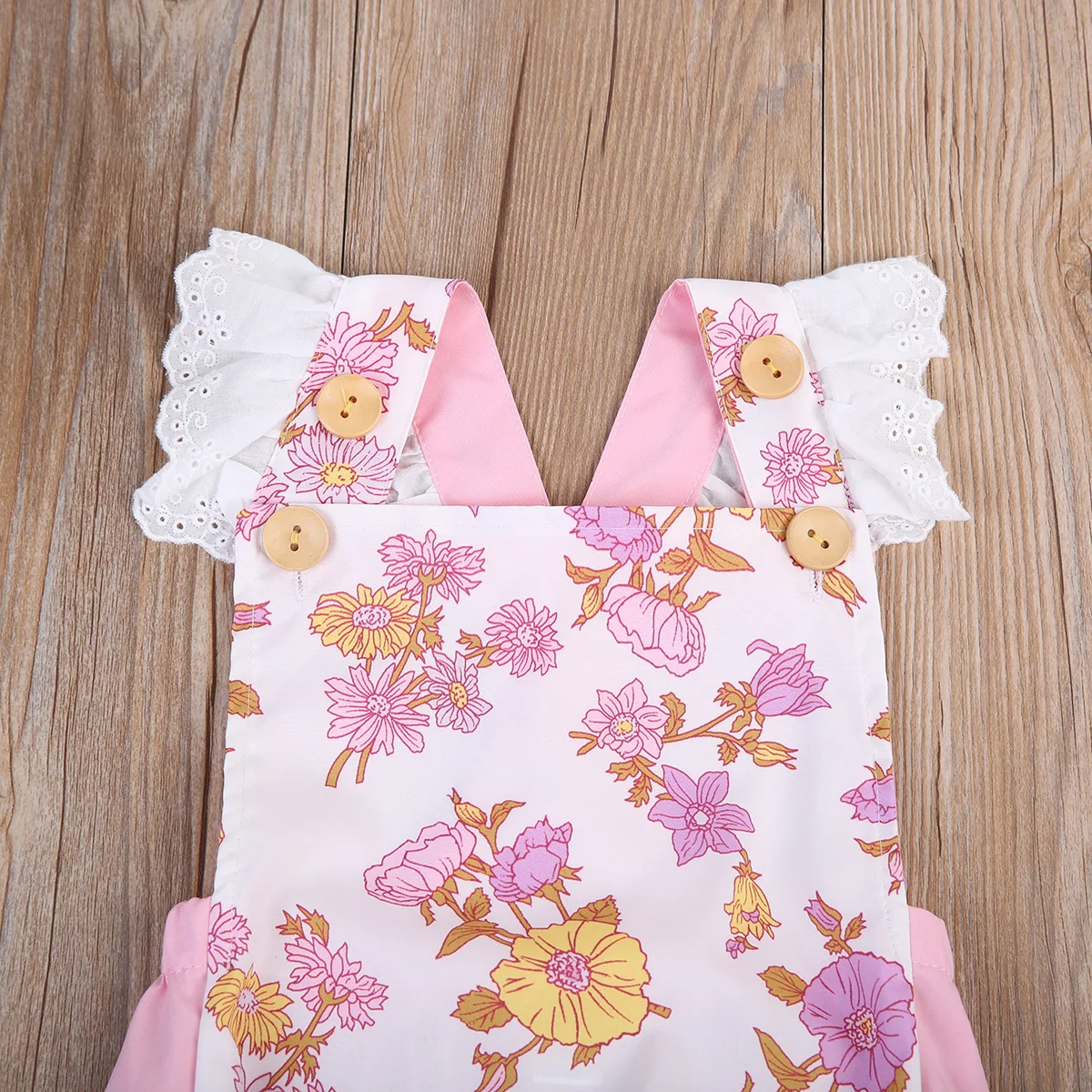 2018 Детские стильные цельный Цветочный боди младенческой милый для маленьких