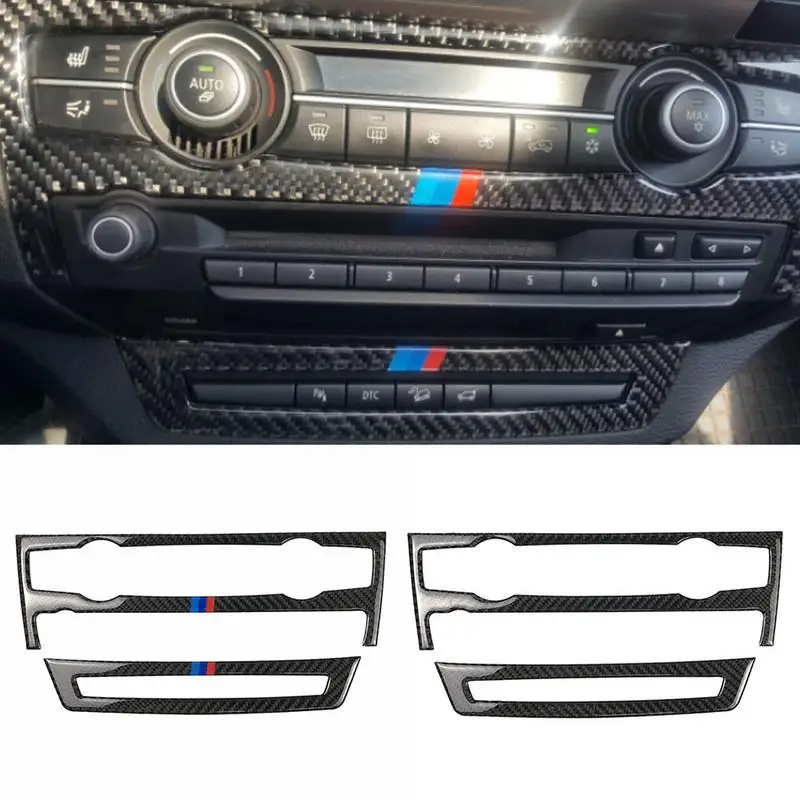 Для BMW X5 X6 E70 E71 внутренняя отделка кондиционер CD панель управления авто Стайлинг