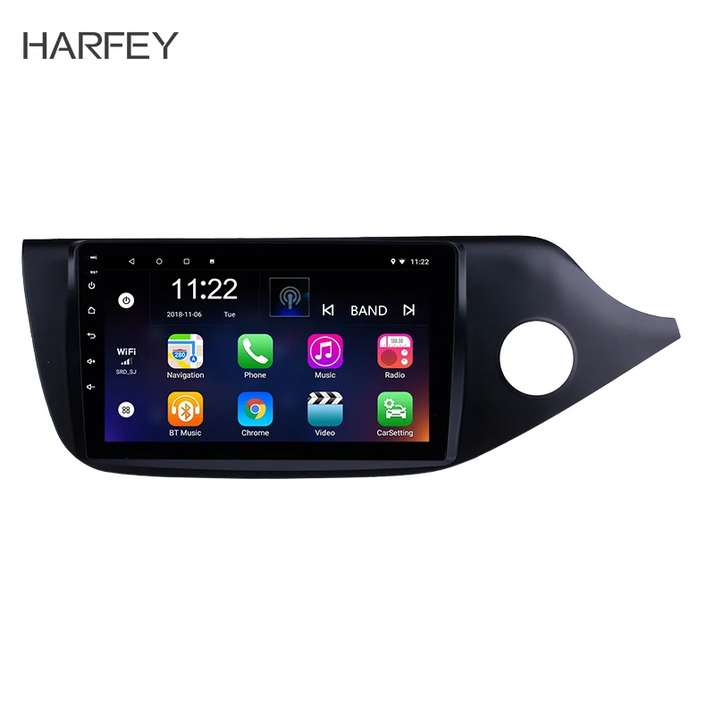 Harfey GPS автомобильное радио 9 &quotмультимедийный плеер Bluetooth для 2012 2013 2014 Kia Ceed RHD 2Din