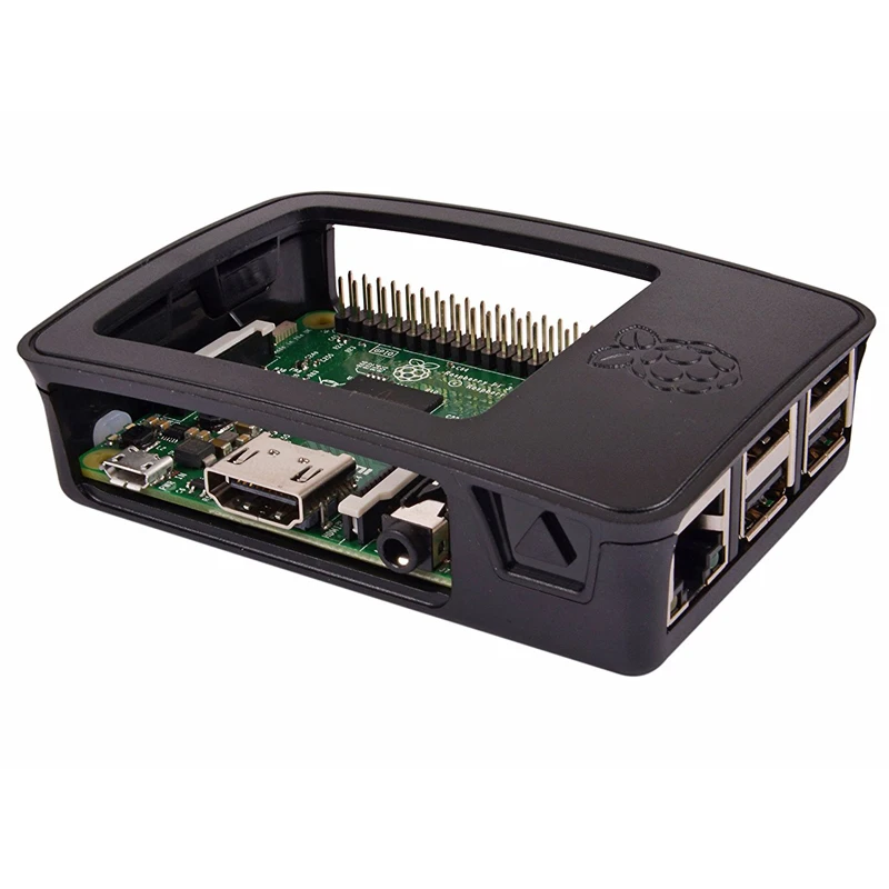 Чехол Aokin для Raspberry Pi 3 Официальный корпус из АБС пластика 2 основания +