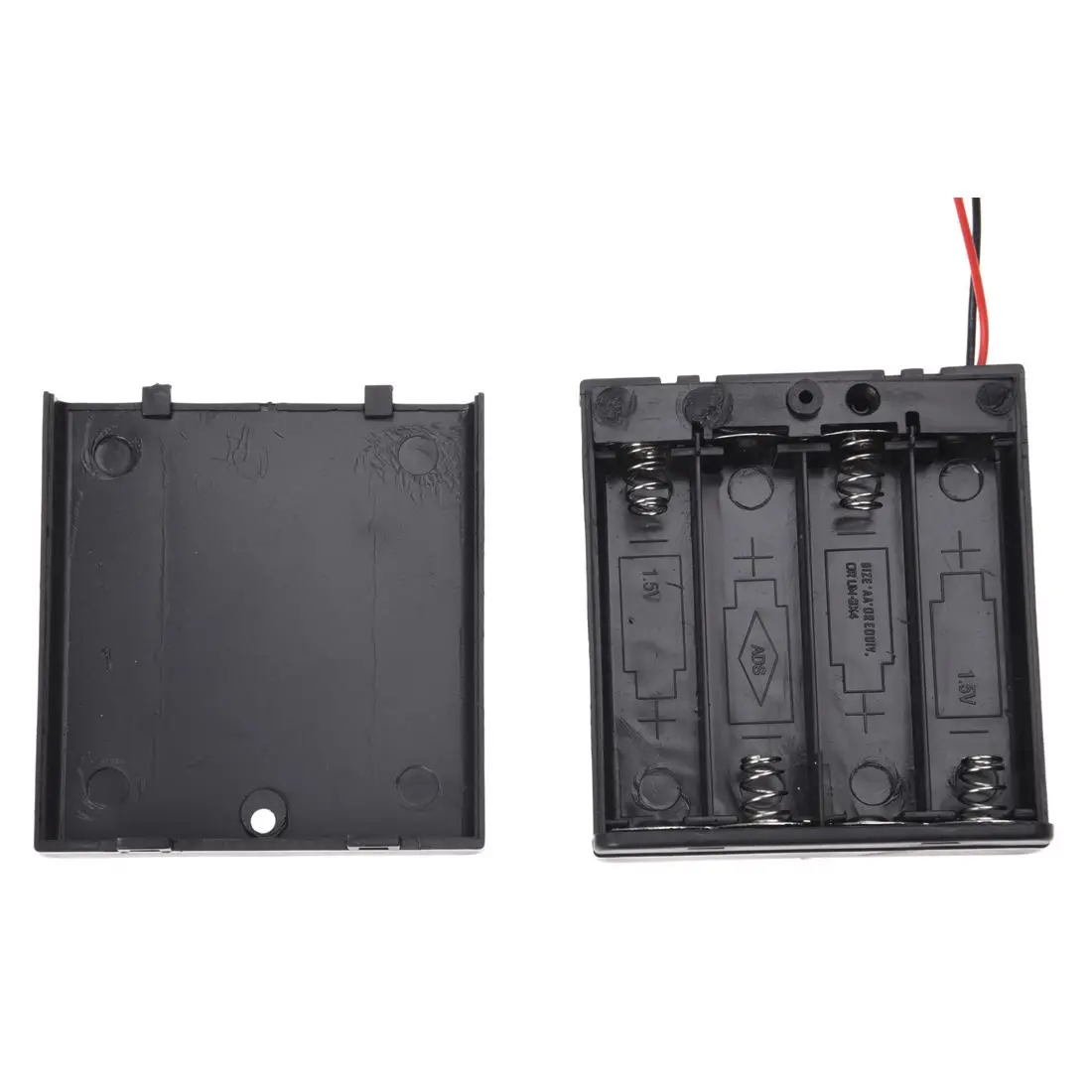 5 шт. пластиковые 2 провода вкл/выкл переключатель Чехлы держатели для 4x1 V AA