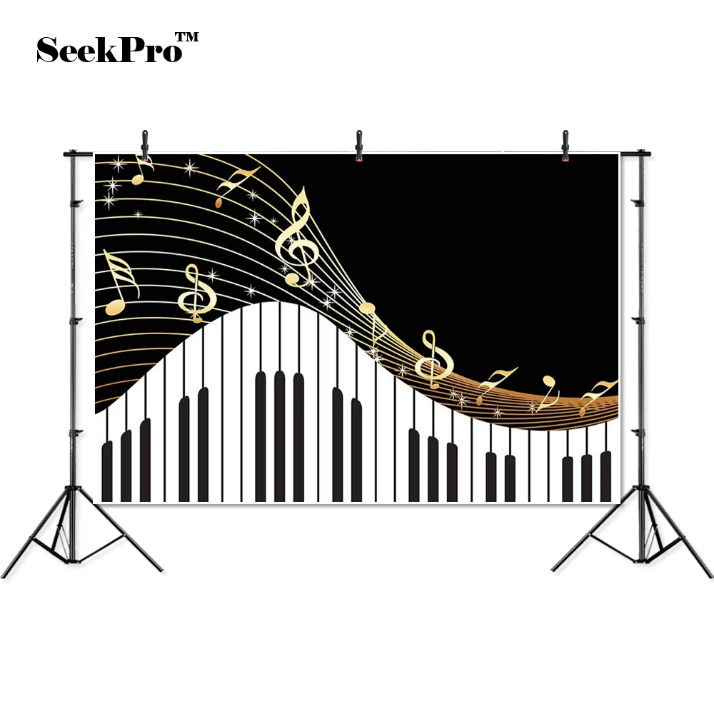 

thin vinyl Piano staff musical notes key kids baby children photo Backgrounds Professional indoor Photographic studio Backdrop