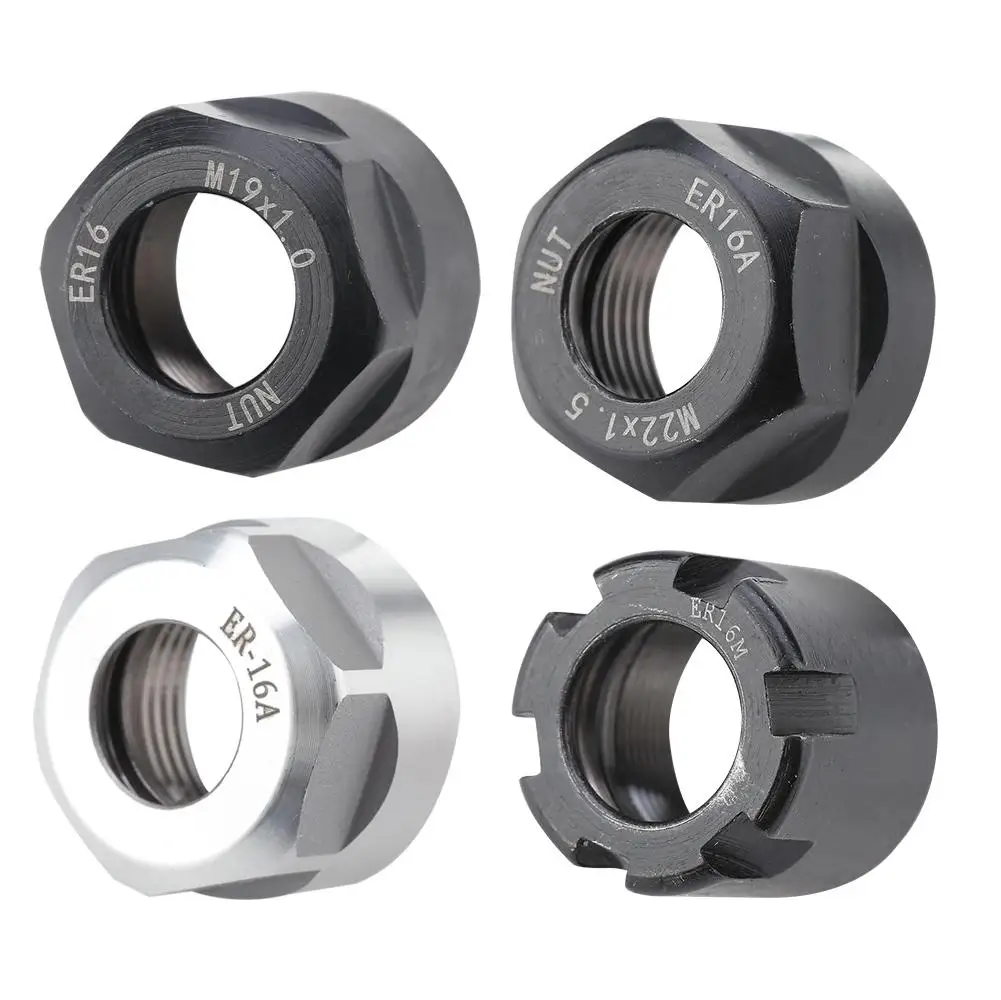 1 шт. ER16 A & M Тип M22 * 5/M19*1 0 Цанга Зажимная гайка Шестигранная для CNC фрезерного