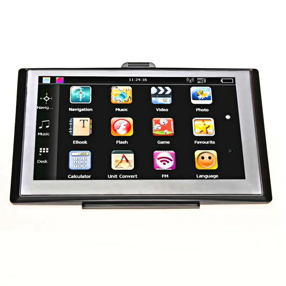 

Автомобильный GPS-навигатор, 7 дюймов, 256 Мб/8 ГБ, MP3/MP4 плееры