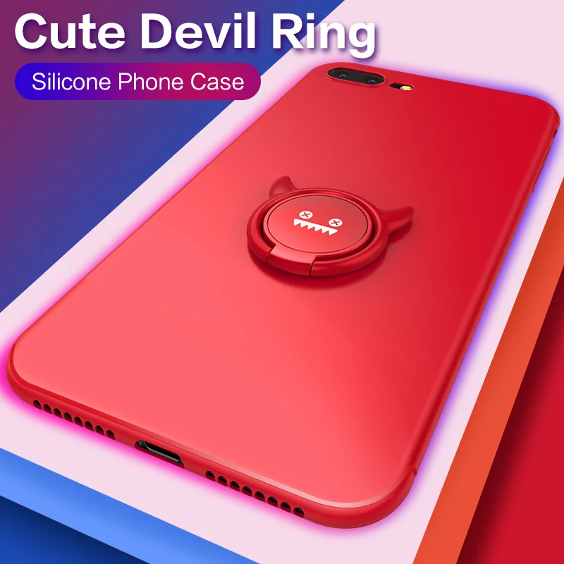 Кольцевой магнитный держатель для iPhone XR чехол силиконовый ударопрочный бампер