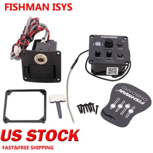 2018 Fishman ISYS + 2-полосная акустическая гитара пьезо пикап бортовой усилитель