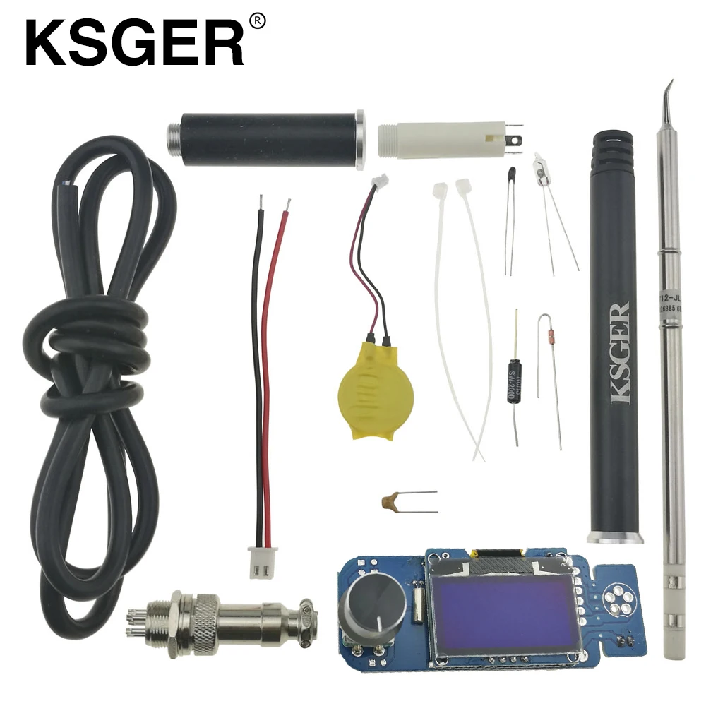 Паяльная станция KSGER T12 STM32 OLED контроллер из сплава 9501 Электрические паяльники