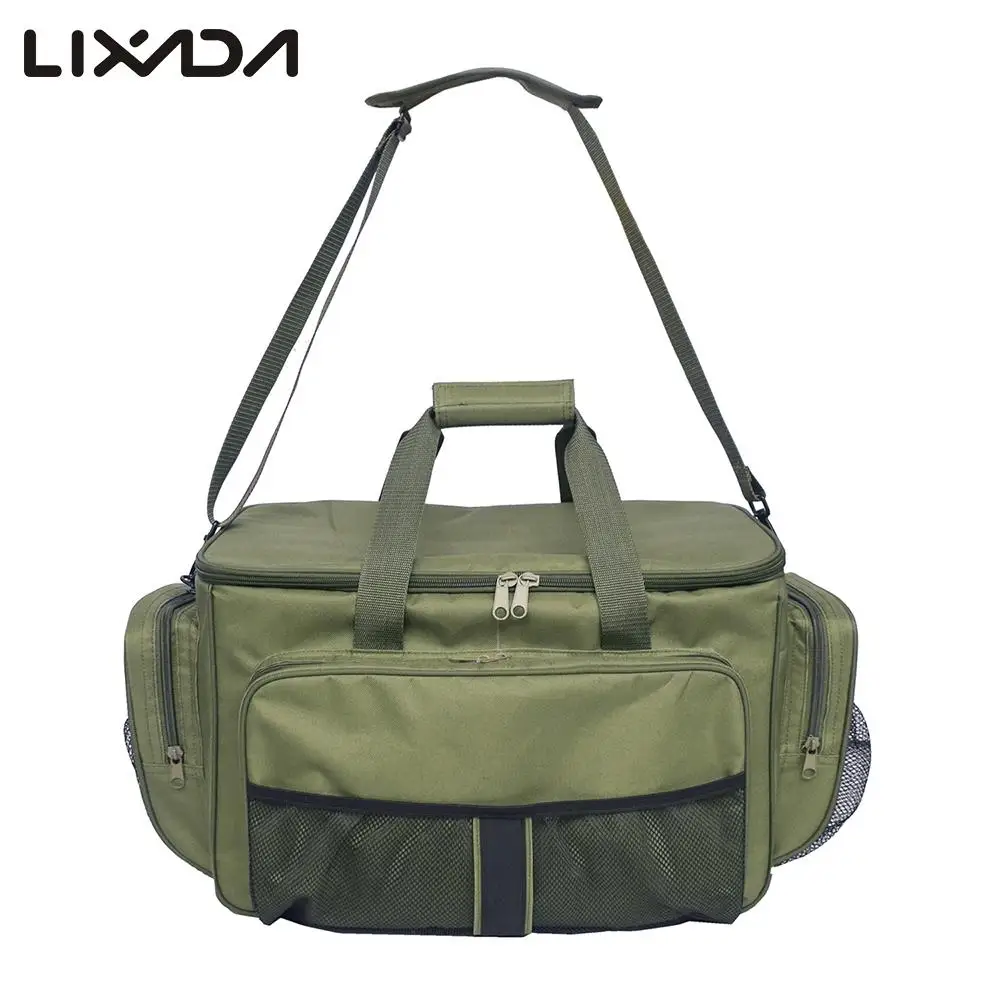 Lixada сумка для рыболовной катушки с изолированным ланч-боксом 600D ткань Оксфорд