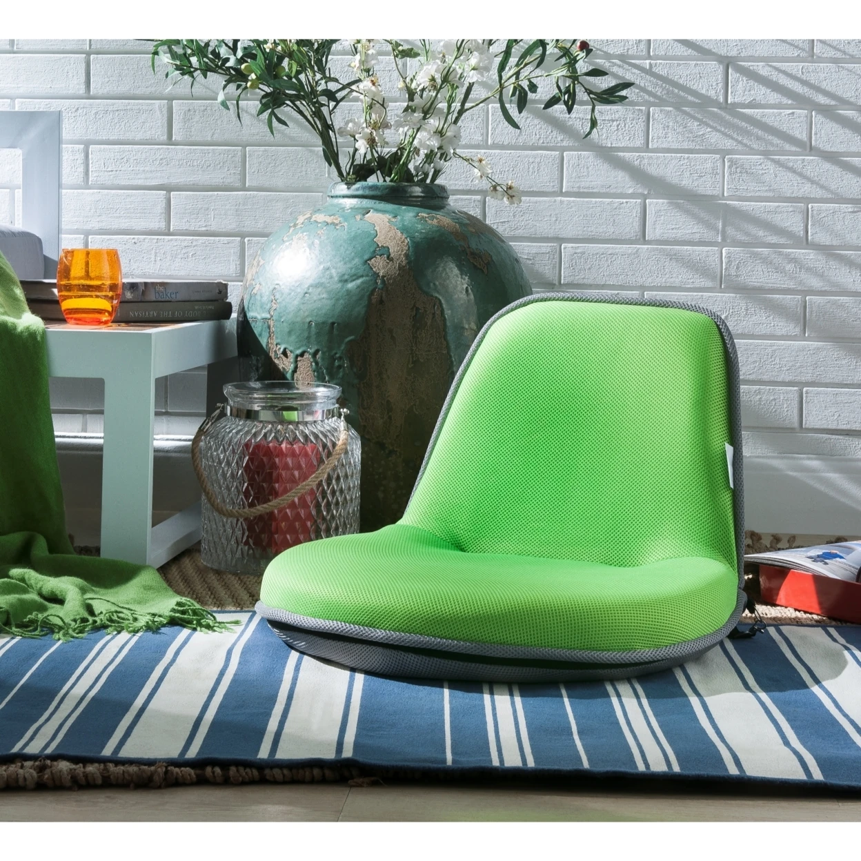 Шезлонг Quickchair сетчатый напольный стул-складной | Портативный с ремешком