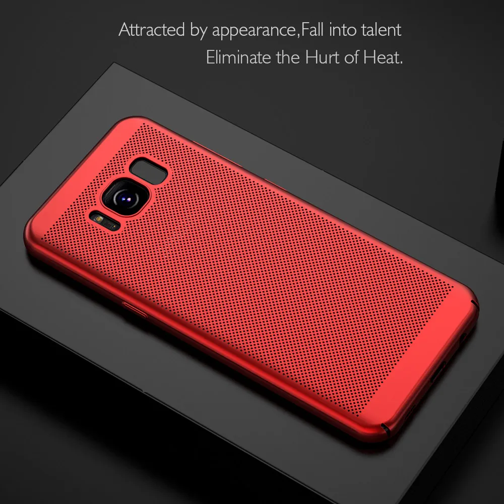 KISSCASE Heat Dissipation Case For Samsung Galaxy S8 S7 Plus Note 8 S6 Edge Soft A3 A5 A7 J3 J5 J7 2016 2017 |