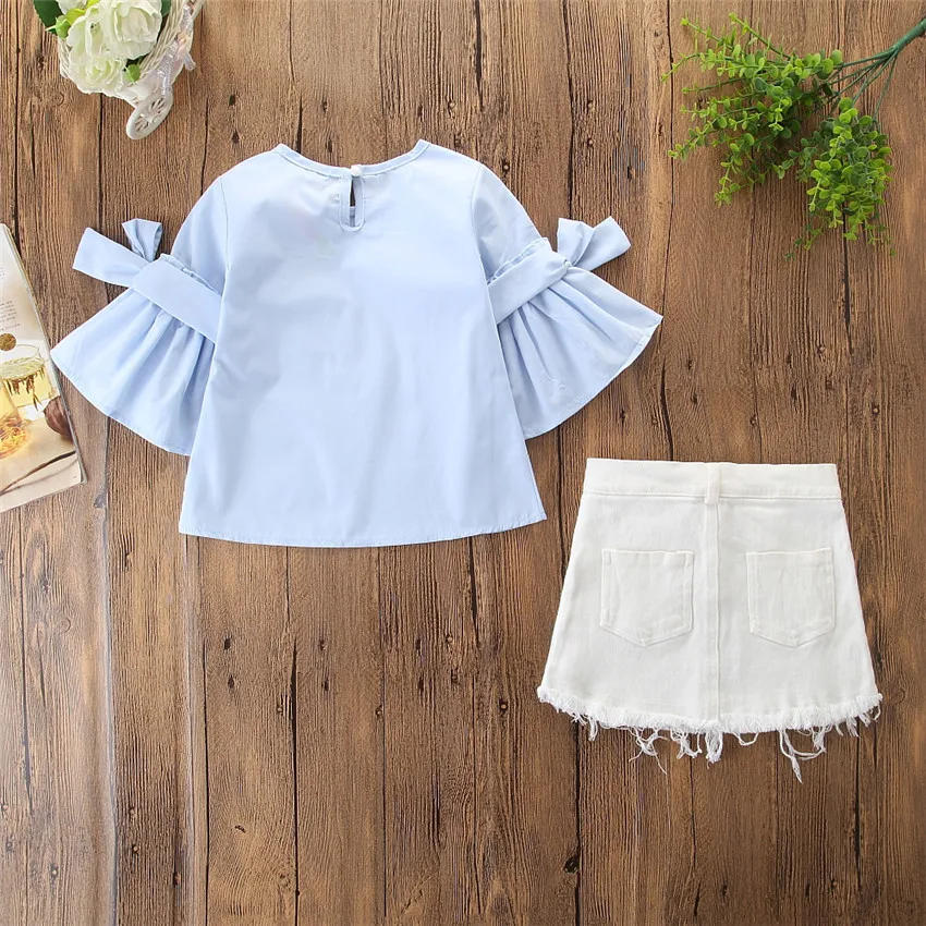 2019 New Fashion Children's Clothing Girls Close Child Outfit Mom And Daughter Dress Set Thin Casual 2 Piece 18820 | Мать и ребенок