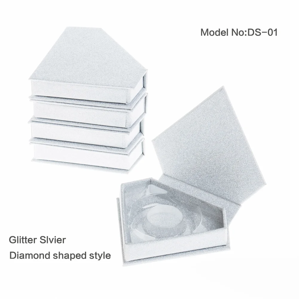 

100pcs wholesale false eyelash packaging box custom logo free fake 3D mink lash boxes faux cils case full strip empty container