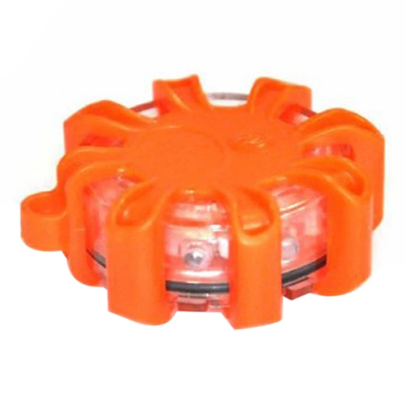 8Led Road Flare Flashing Warning Light Roadside Emergency Disc Beacon With Magnetic Base For Car Marine Boat | Автомобили и