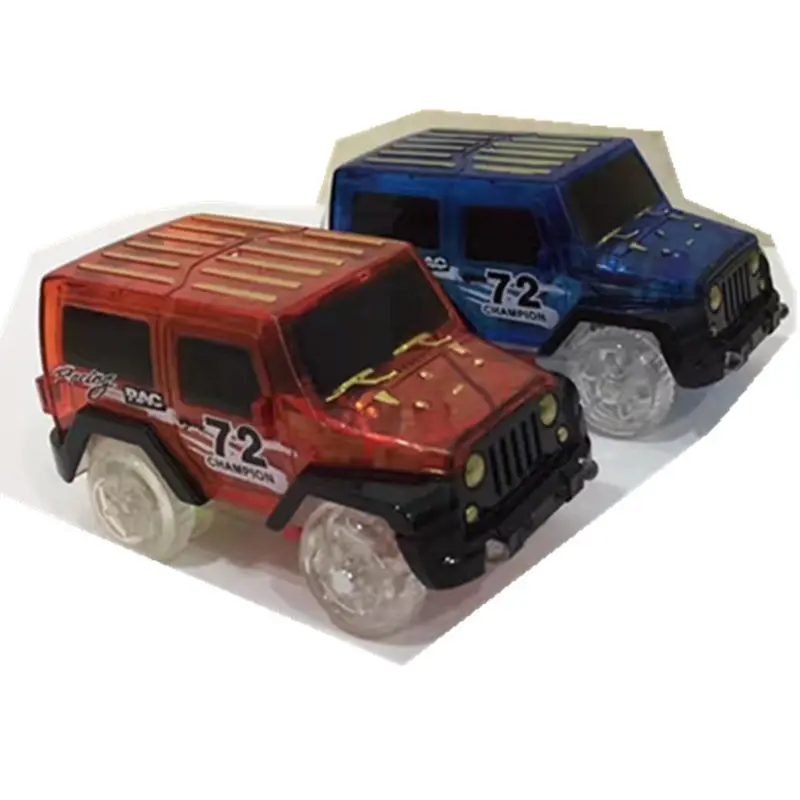 1Pcs Hot Sale Electronics Special Car for Magic Track Toys with Flashing Lights Educational Games Children 2C014 |