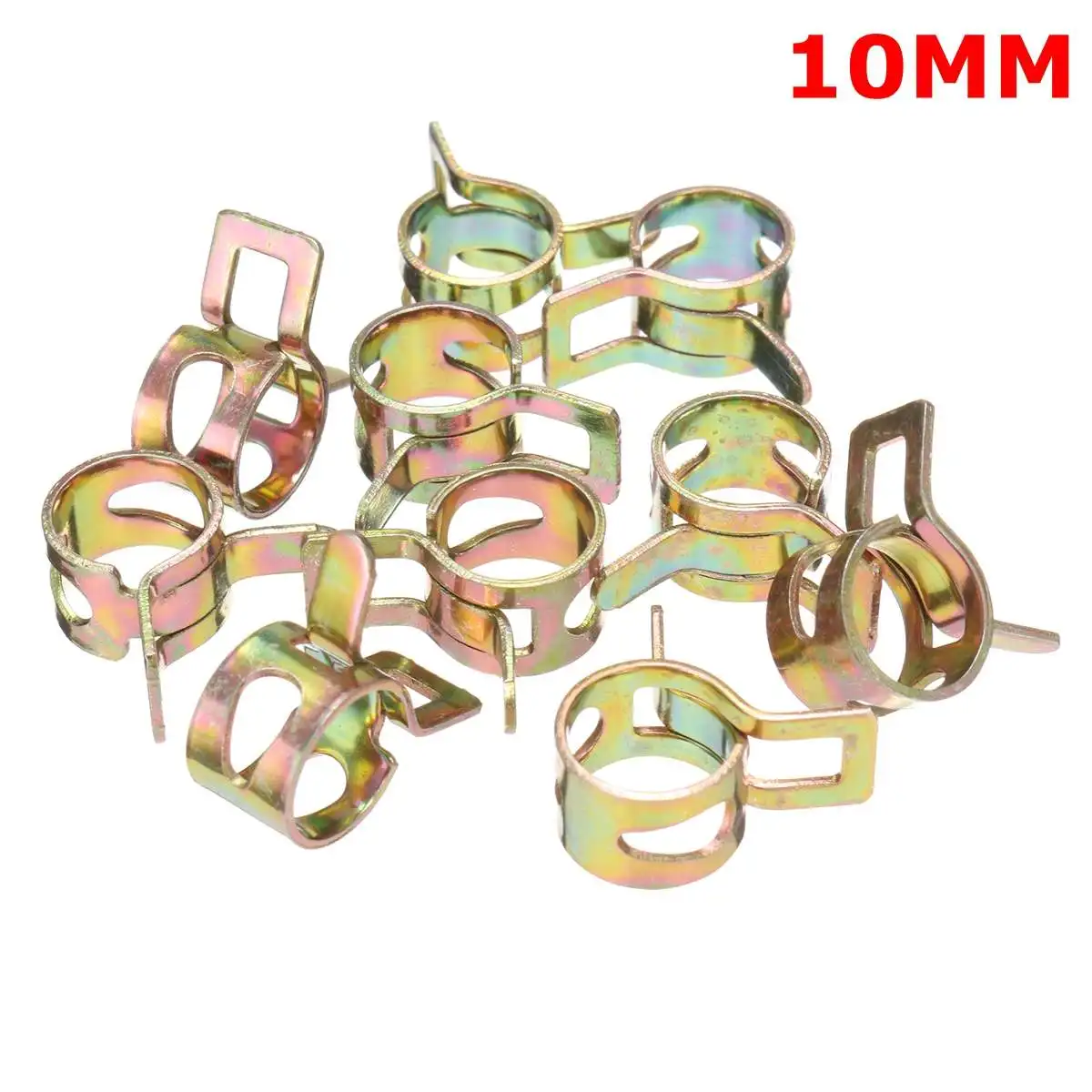 Зажим для воздушной трубки мотоцикла 10 шт зажим пружинного типа топливного