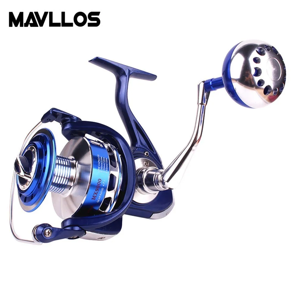 Рыболовная катушка Mavllos Max Drag рыболовная для ловли в соленой воде максимальная