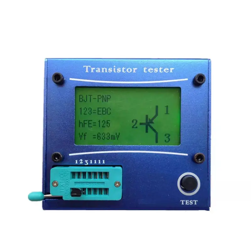 Mega328 M328 Lcr-T4 12846 ЖК-цифровой Транзистор тестер метр подсветка диод Триод Емкость Esr