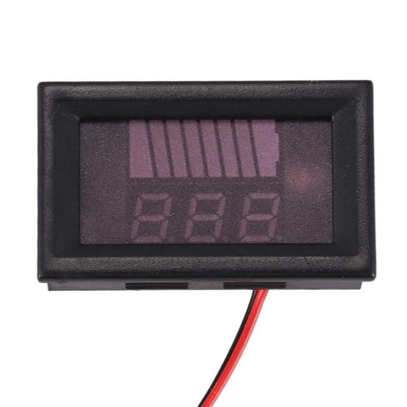 12V-60V Электрический автомобильный измеритель заряда батареи Цифровой вольтметр