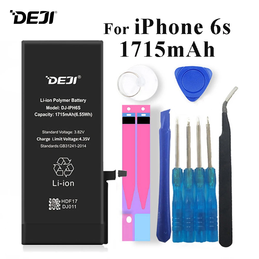 Аккумулятор Deji для iPhone 6s Apple 1715 мАч сменные литий полимерные аккумуляторы с