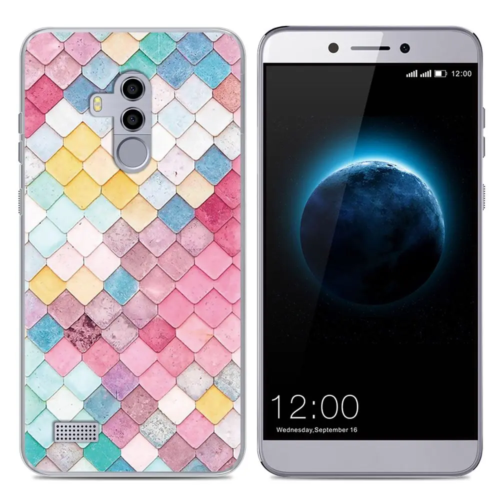 Shockproof Phone Case For Leagoo T8S 5.5-inch Cute Cartoon Fashion Design TPU Silicone Cover |