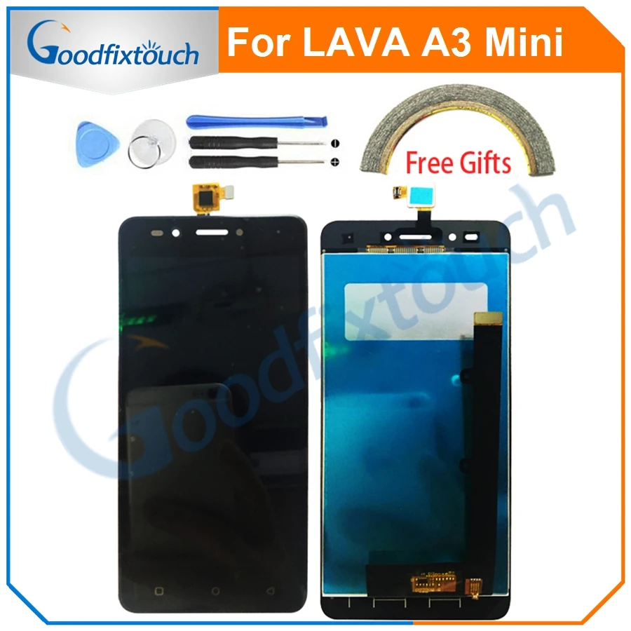 ЖК-экран для LAVA A3 Mini ЖК-дисплей цифровой преобразователь экрана в сборе сенсорная