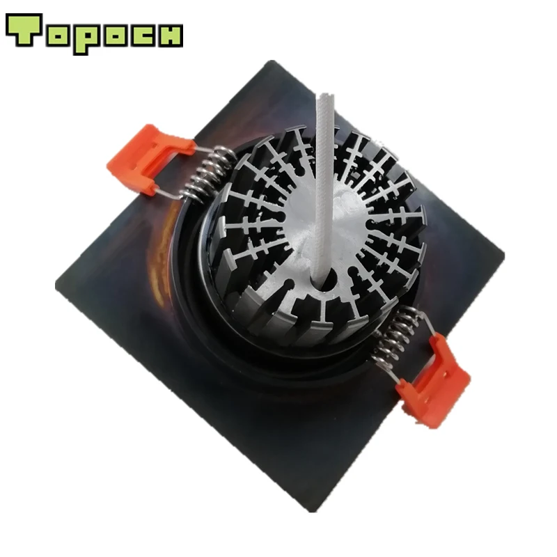 Topoch COB LED светильник 7 Вт 4-Pack Бронзовый/Золотой CNC обработка алюминиевые Пружинные