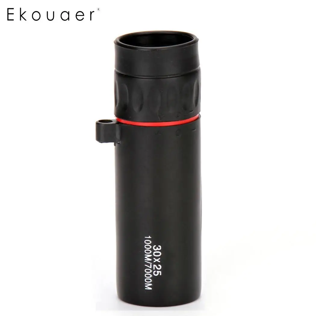 Portable Telescope 25 Travel etc 25mm Outdoor 30 x Fashion Black Monocular Night Casual HD Vision | Инструменты