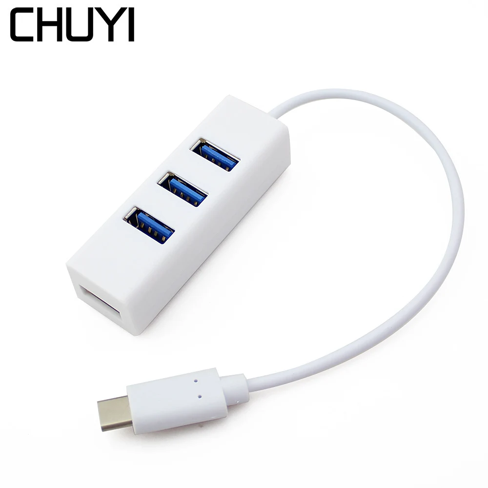 CHUYI USB C 3 1 Type к 4 портам 0 концентратор адаптер сплиттер для Apple Macbook 12 &quotсмартфон ПК