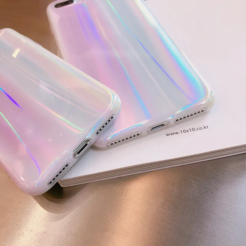 Роскошный Розовый Блестящий корейский чехол для телефона iPhone X Xsmax XR 7 Puls 6 6S 8 чехлы
