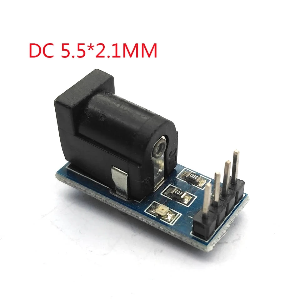 DC DC005 5 мм x 2 1 черный адаптер питания постоянного тока Разъем Модуль