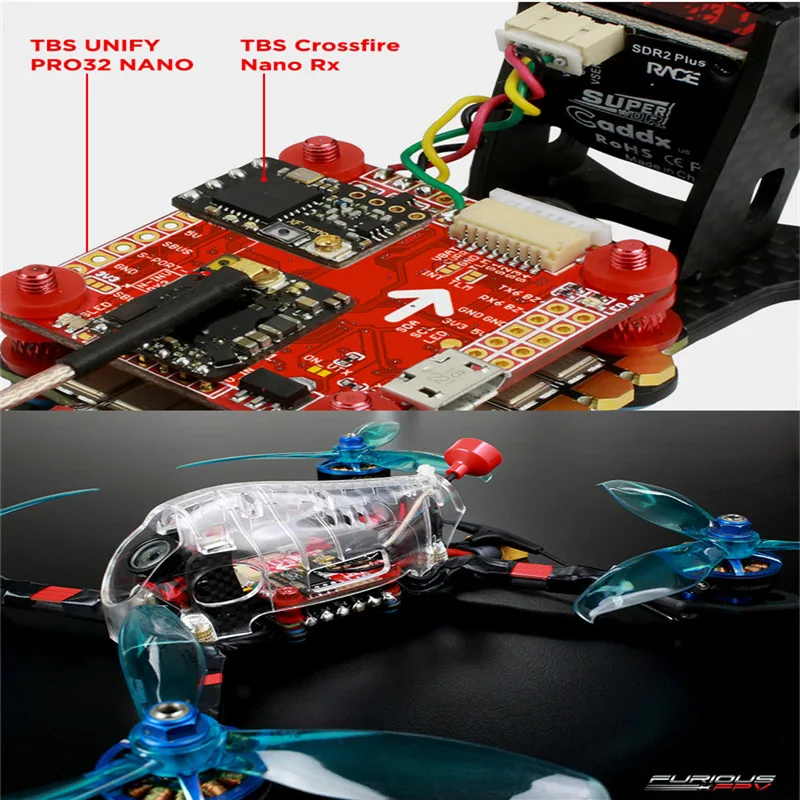 Новости FuriousFPV Racepit F4 Контроллер полета AIO OSD 5 в BEC и черные коробки для радиоуправляемого дрона FPV гоночные модели запчасти DIY Асса