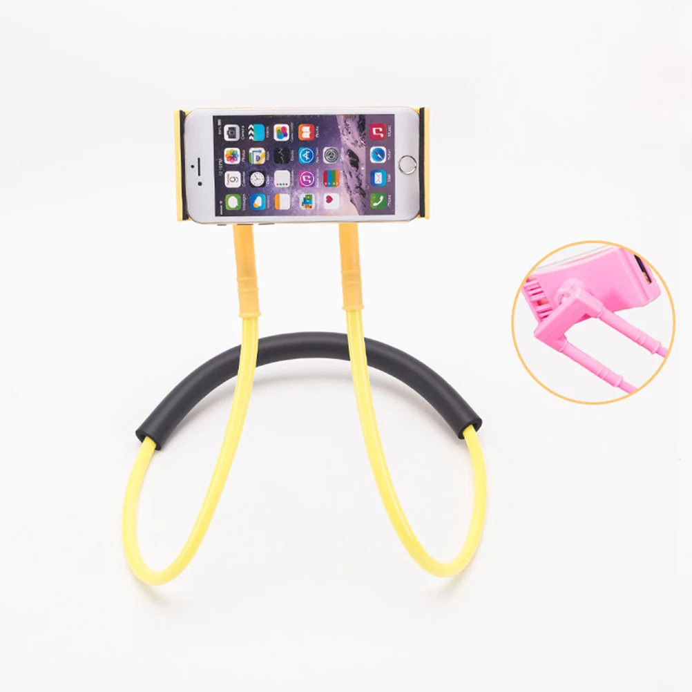Универсальная Подвесная подставка на шею для ленивых телефонов DIY Бесплатная