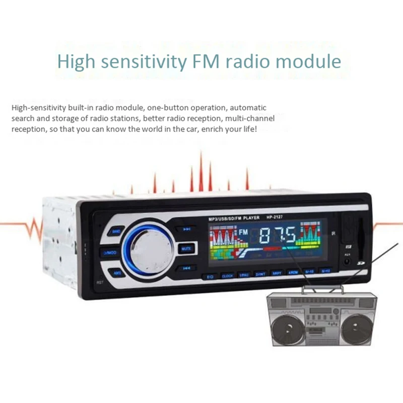 Автомагнитола 24 В Fm радио Mp3 аудио плеер Sup порт Bluetooth телефон с Usb/Sd Mmc 1 Din|MP3-плеер