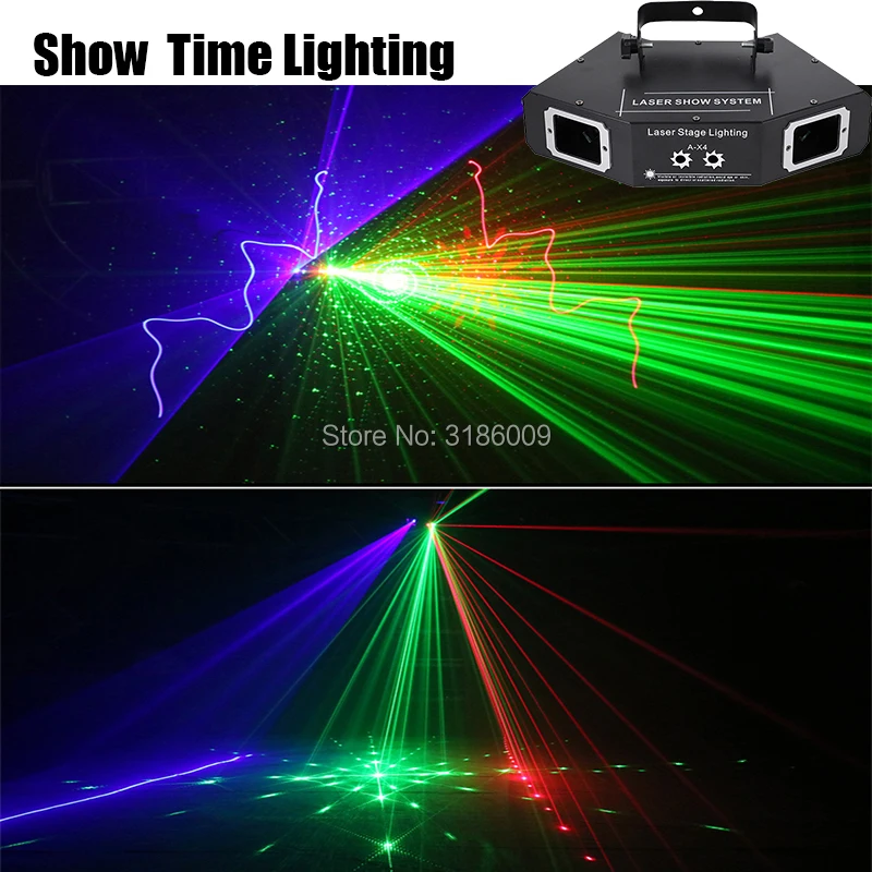 

Hot sale dj disco Laser stage Lighting scaner beam line laser dmx party projector DJ Show KTV Scanner Club Stage Lighting A-X4