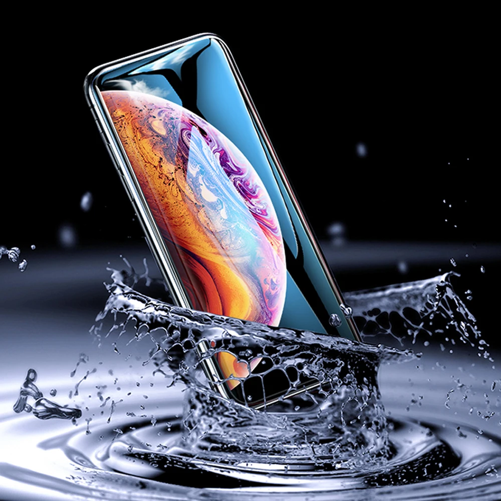 KISSCASE пленка для полного покрытия iPhone X XS Max XR Защита от царапин стекло