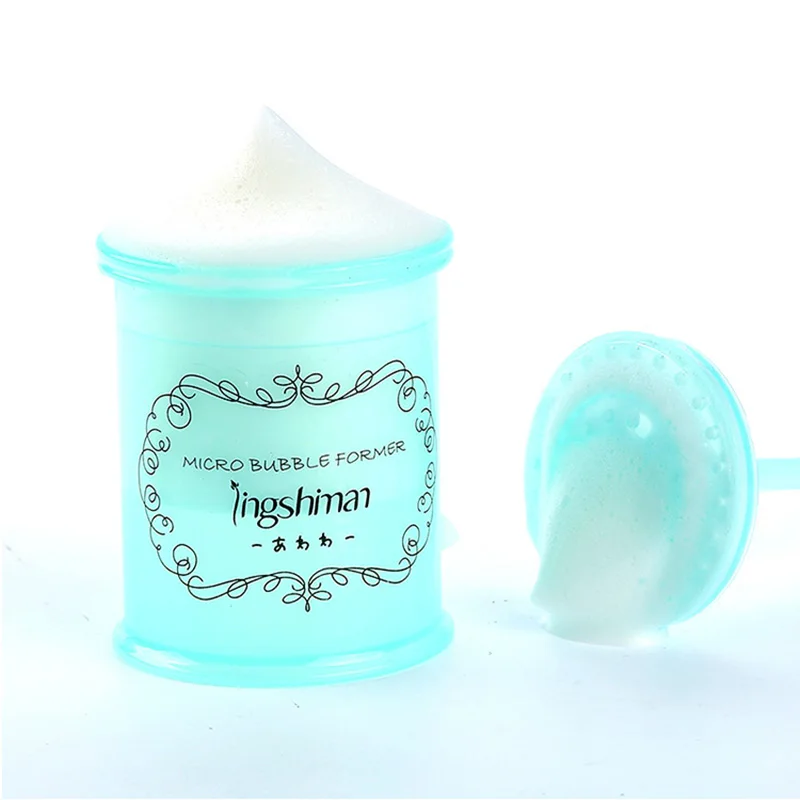 Портативный пенопласт для лица очищающий мытья тела пузырьковый чайник