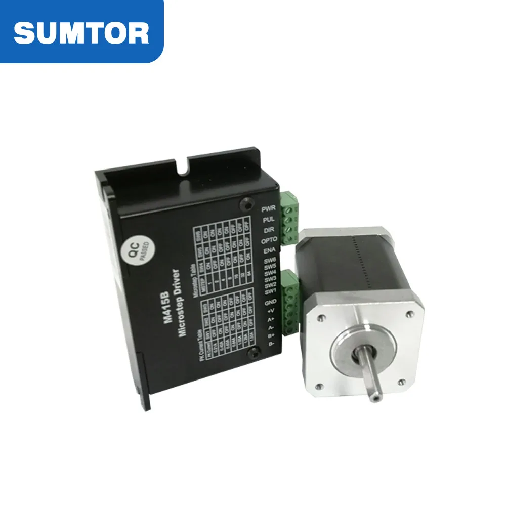 

75N.cm holding torque 63mm motor body length nema 17 stepper motor with 64 subdivision driver M415B