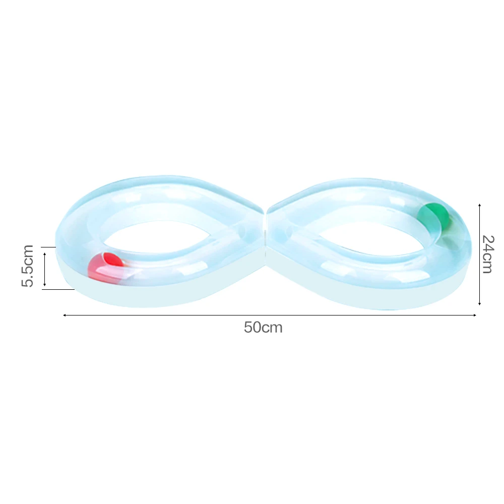 Трек игрушечный для кошек туннель с шариком в виде цикл 8 моделей Интерактивная
