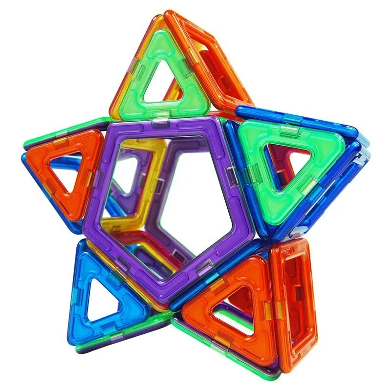 Магнитные строительные блоки и большие детали развивающая игрушка детский