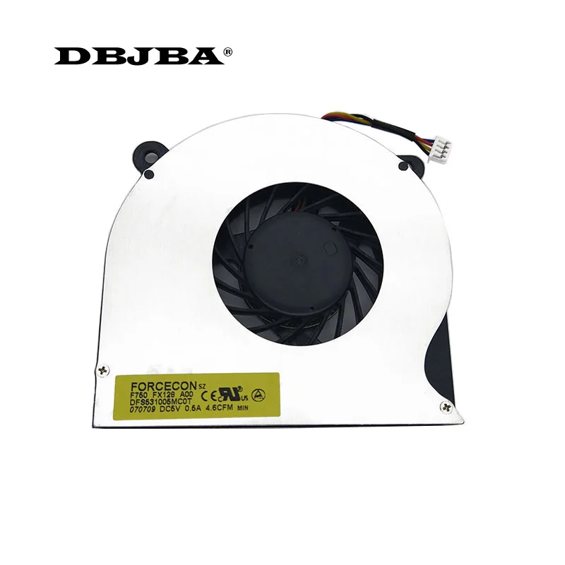 Вентилятор для процессора ноутбука Dell Latitude E6400 Precision M2400 FX128 UDQFRZH08CCM DC280004IP0 |