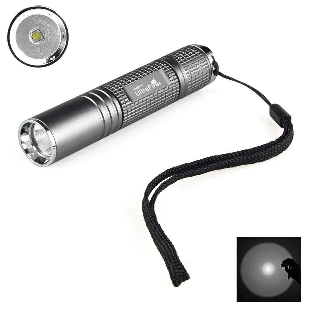 Светодиодный фонарь UltraFire UF A3 CREE XPG G2 300LM 3rd 14500/AA светодиодный фонарик|Фонарики и