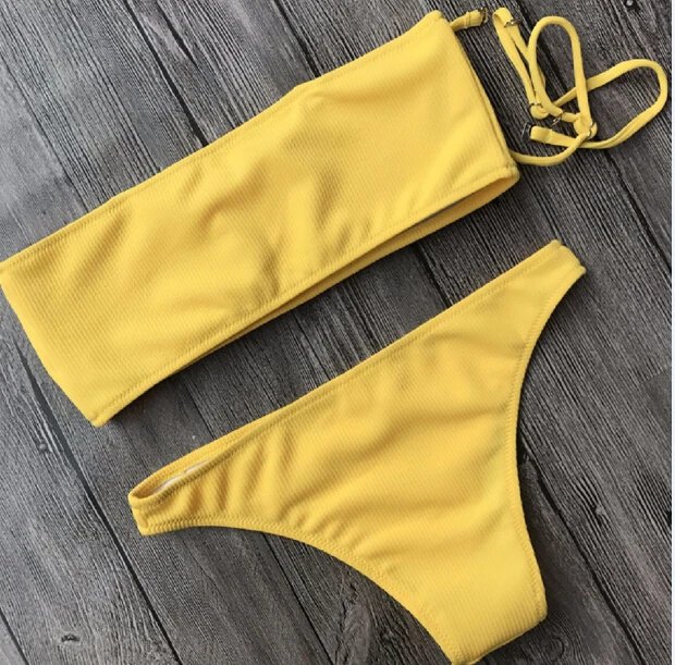 Женский хлопковый бандо с открытыми плечами укороченный топ эффектом пуш-ап и