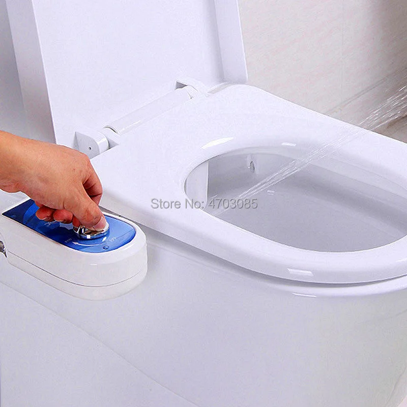 Биде для унитаза вертикального типа с распылителем холодной воды