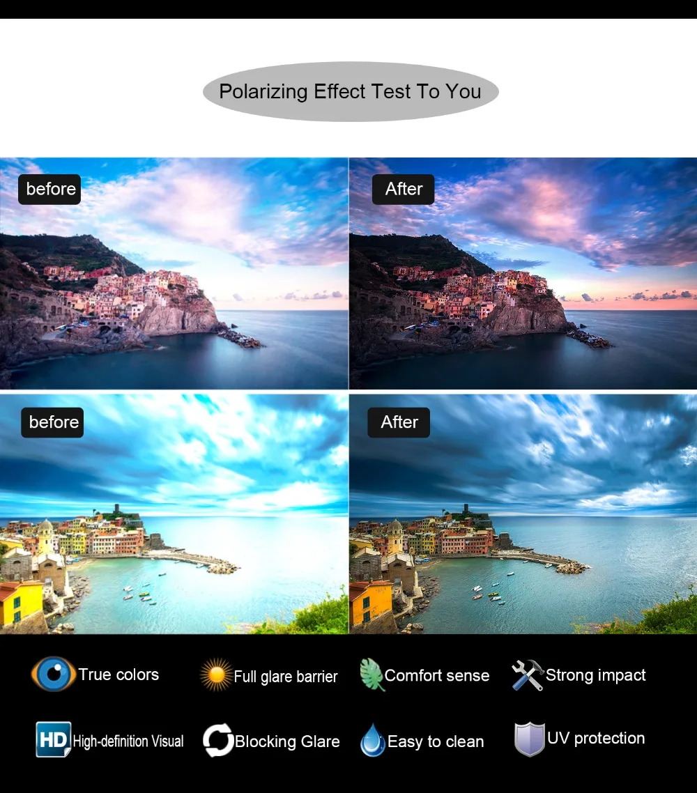 Рисунок 2 - 100% Сменные поляризованные линзы